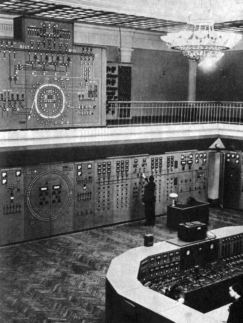 Vintage kontrol odası